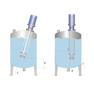 Emulsificador Montaje Superior de Caldera STAF